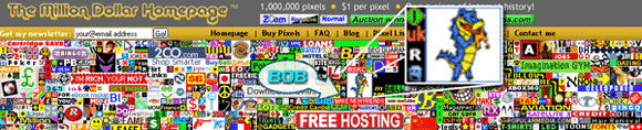 Bob's Location on the Million Dollar Home Page
